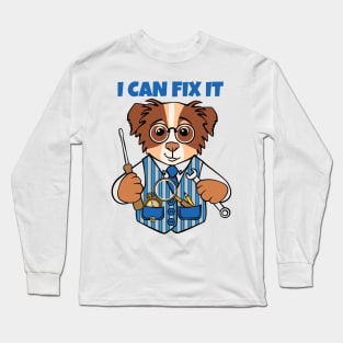 Fix It Handyman DIY Dog Long Sleeve T-Shirt